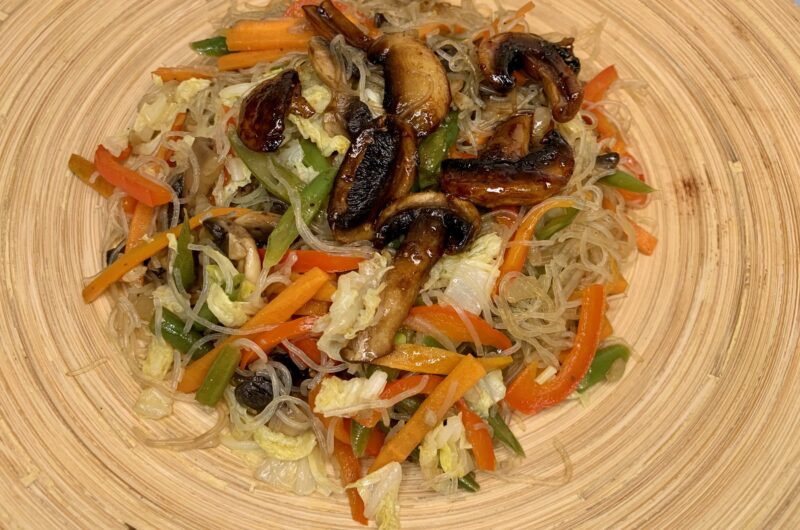 Vegan Pancit Bihon / Vegan Filipino Rice Noodles