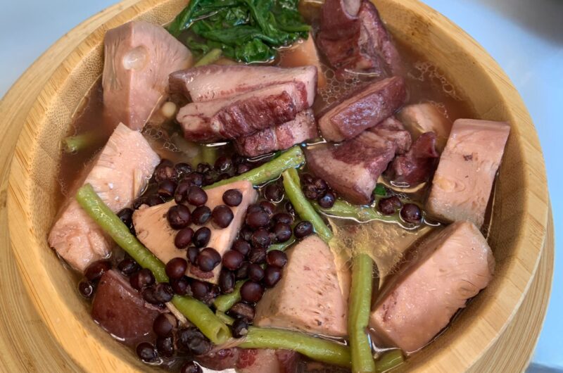 Instant Pot KBL (Kadios, Baboy, Langka) / Filipino Pork Stew with Black Pigeon Peas and Young Jackfruit