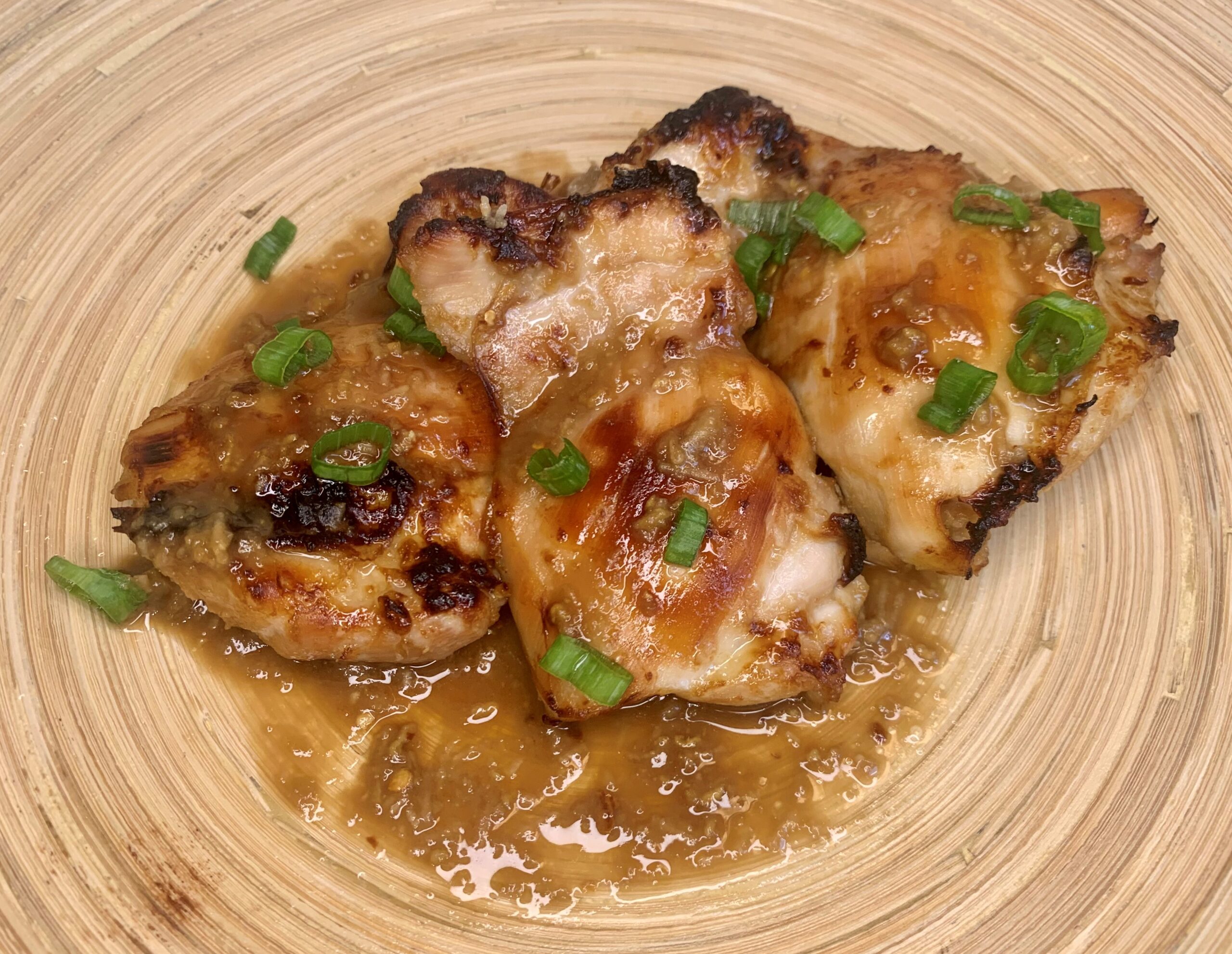 Broiled Miso Glazed Chicken with a Filipino Twist